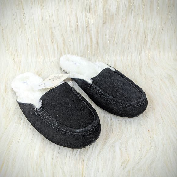 Target | Shoes | Target Brand Stars Above Slippers Suede Black | Poshmark